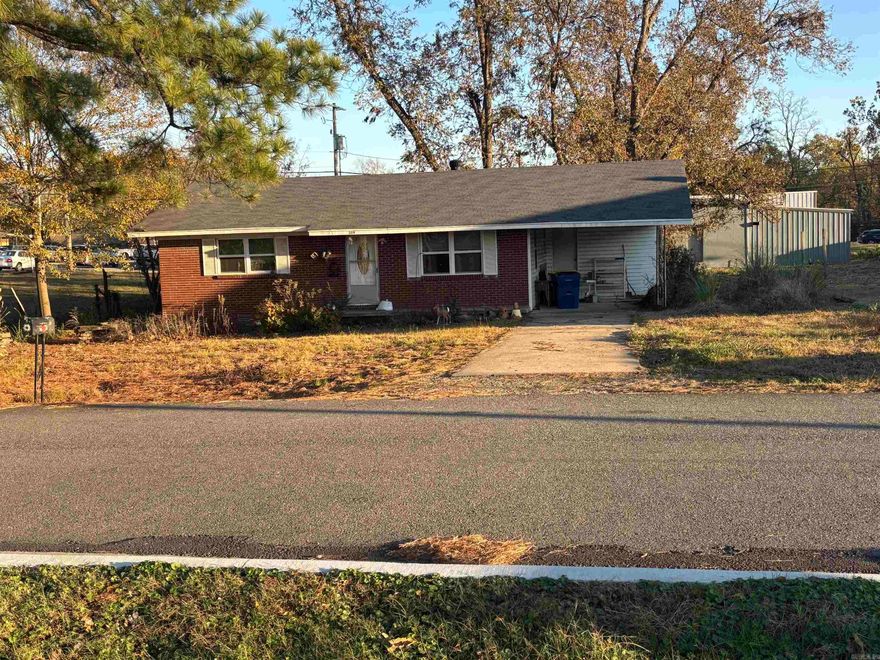 Centrally located in City Limits of Cabot sits this all brick 2bdrm 1 bath home! This home has good bones but does need some love!  it has beautiful original hardwood floors! Roof was replaced within the last 5years! Central heat, hw heater & cook stove are all natural gas!  Home has a large laundry room & nice kitchen dining combo!  The 2 bedrooms are very spacious!  If your looking for a good fixer upper this could be it! AGENTS SEE AGENT REMARKS