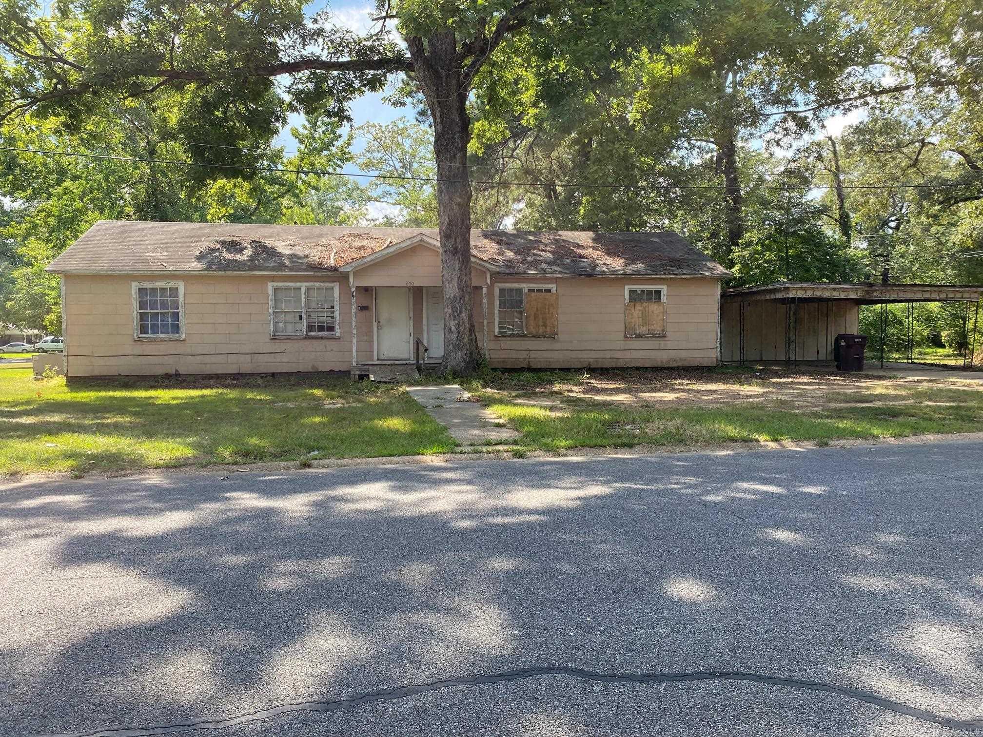 Duplex on a corner lot, with great curb appeal. Each side has two bedrooms. Great opportunity for additional rental income or make it your own. Owner selling as is.