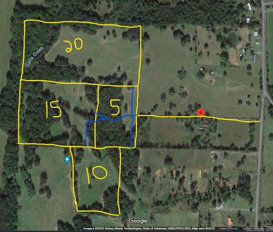 15 Acres Perfect for building your dream home in Pottsville school district! Property is already cleared and Adjacent to a wildlife management area! Only 10 minutes from Russellville!  To show text 501-618-1570