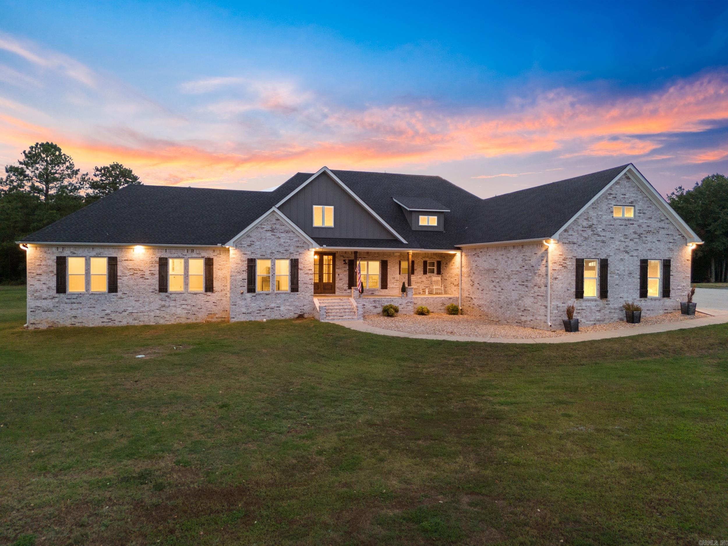 Welcome to your dream home! This stunning 5-bedroom,4-bathroom home offers just under 4,000 sq ft of living space, set on a generous 2-acre lot. Step inside to find a versatile floor plan featuring an open-concept kitchen, living, and dining area with vaulted ceilings and an incredible view of the outdoor entertaining space complete with in ground pool. The home also includes a dedicated office and a large bonus room, ideal for work, play, or relaxation. One of the standout features of this property is the fantastic mother-in-law's quarters (approximately 850 sq ft.), perfect for aging parents, older kids, extended family, or any customized use that suits your needs. Step outside to enjoy your private oasis with a beautiful pool, and built in outdoor kitchen perfect for those warm summer days. There is also a 3 car garage complete with storm shelter, this home truly has it ALL. Call me today to schedule a private showing. Some photos have been virtually staged.