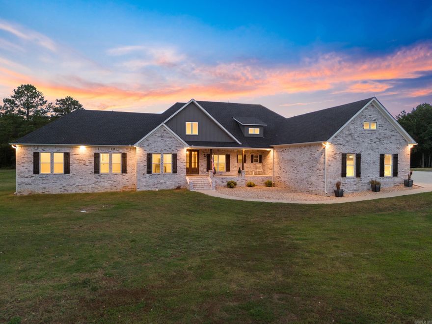 Welcome to your dream home! This stunning 5-bedroom,4-bathroom home offers just under 4,000 sq ft of living space, set on a generous 2-acre lot. Step inside to find a versatile floor plan featuring an open-concept kitchen, living, and dining area with vaulted ceilings and an incredible view of the outdoor entertaining space complete with in ground pool. The home also includes a dedicated office and a large bonus room, ideal for work, play, or relaxation. One of the standout features of this property is the fantastic mother-in-law's quarters (approximately 850 sq ft.), perfect for aging parents, older kids, extended family, or any customized use that suits your needs. Step outside to enjoy your private oasis with a beautiful pool, and built in outdoor kitchen perfect for those warm summer days. There is also a 3 car garage complete with storm shelter, this home truly has it ALL. Call me today to schedule a private showing. Some photos have been virtually staged.