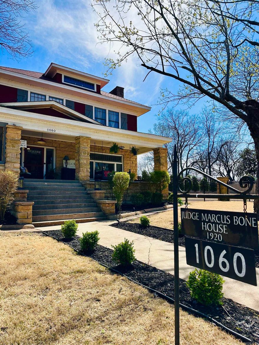 Gorgeous downtown Historic Home sitting on a double lot and holding the distinct Honor Award designation by the Batesville Preservation Association.  This 4 bed, 2.5 bath home boasts 2 fireplaces, studio room, reading nook, office nook, a large front porch with custom oversized swing, screened porch, large storage area in the highly accessible attic, unfinished basement, coy pond, dbl drive, A+ grade rod iron fencing, in-ground pool with heat pump and a fully functional pool house designed for entertaining.  The home is professionally landscaped with an irrigation system and intentional hedging for privacy.  It has undergone a beautiful transformation that is cozy and comfortable yet designed for entertainment both inside and out.  The home has been carefully preserved with original details and amenities.  You simply have to see it to appreciate the craftsmanship and attention to detail.  Just a short walk to all that Mainstreet has to offer including food, parks, shopping, art, and much more, this is a must see!