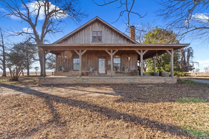 Set on nearly an acre and surrounded by trees and farmland, this true rustic home offers privacy, space, and timeless charm! The 3-bedroom, 2-bath layout is comfortable and functional, featuring authentic wood details throughout. Major updates have already been completed, including a new roof, new HVAC, new water heater, and all new appliances providing peace of mind for the next owner. The spacious lot offers room for gardening, hobbies, animals, or simply enjoying the quiet setting. A well-maintained property for buyers seeking land, character, and a relaxed pace of living!