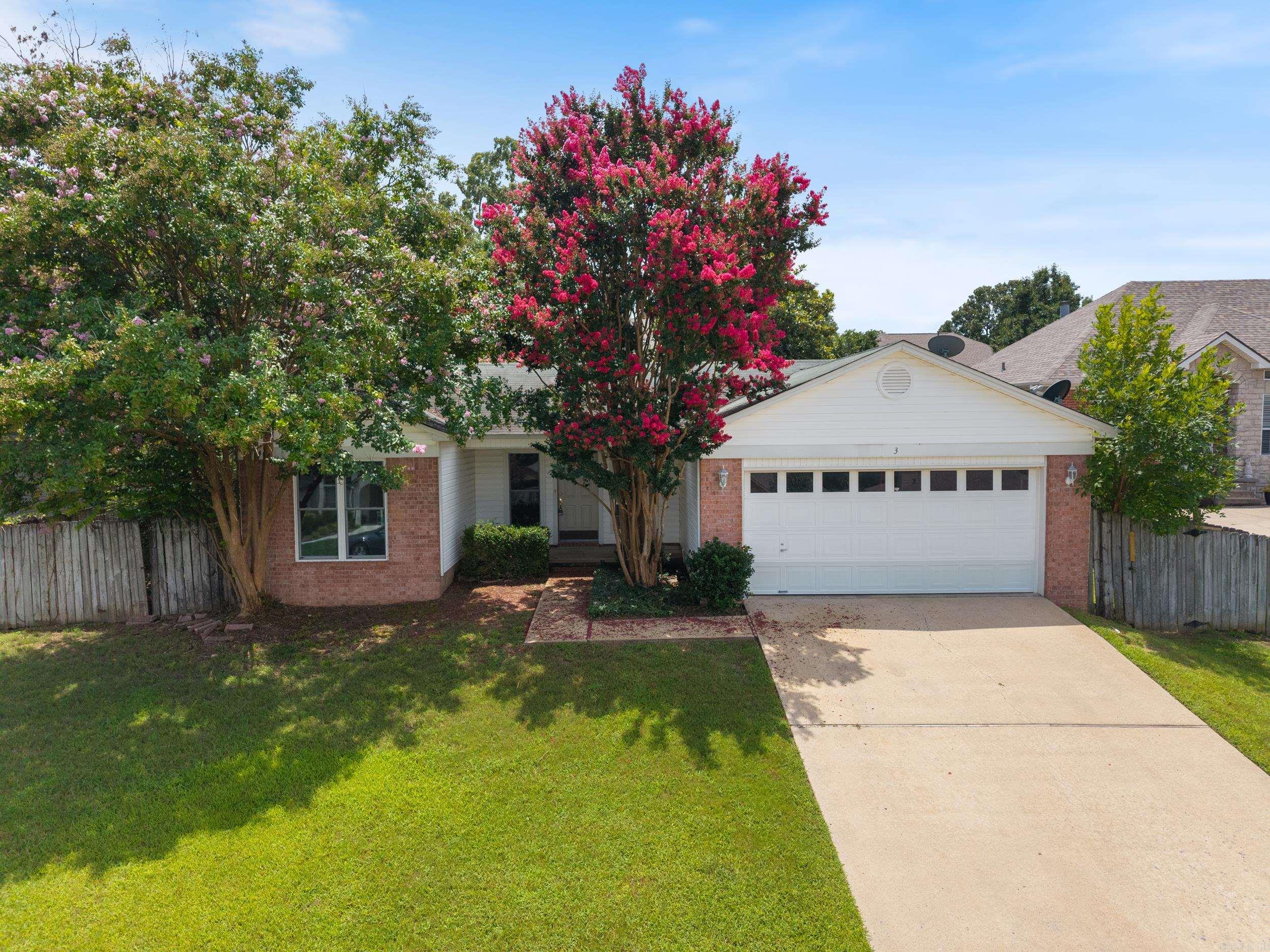 Welcome home to this charming 3-bedroom, 2-bath home nestled in a quiet, well-established Maumelle neighborhoodājust steps away from the walking trails! This thoughtfully designed split floor plan offers both comfort and functionality, with fresh interior paint and brand-new flooring throughout. The primary suite comes complete with a spacious bathroom featuring double vanities, a shower/tub combo, his-and-her walk-in closets, and an additional linen closet for extra storage. The kitchen offers a breakfast bar, creating the perfect space to gather and connect while cooking. You'll also appreciate the added storage with two hall closets and a dedicated pantry. The fully fenced backyard is ideal for pets and outdoor enjoyment, featuring a spacious deck and a tranquil water feature perfect for relaxing and hosting. Recent upgrades include a high-efficiency Lennox HVAC system installed in 2024 and double-pane energy-efficient windows added in 2023āboth offering comfort, savings, and peace of mind. The windows come with a lifetime warranty and are designed to help keep your home cool during those hot Arkansas summers. This is a home you won't want to miss! Schedule a showing today!
