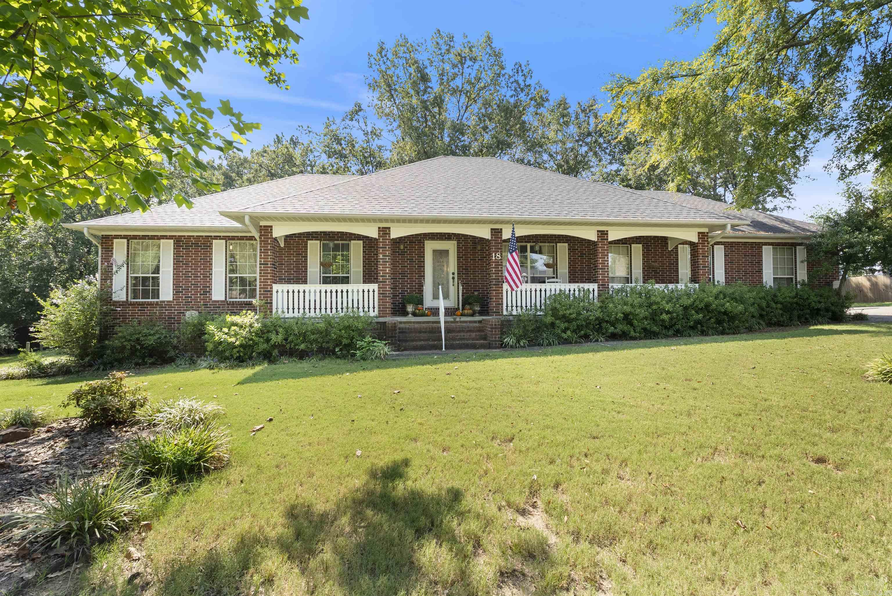 Welcome to this charming 3-bedroom, 2.5-bath home that blends comfort, convenience, and a touch of nature. Tucked into a quiet neighborhood just 0.8 miles from Cabot High School and minutes from the interstate, this property makes it easy to enjoy everything Cabot has to offer while still providing the peacefulness of a wooded backyard. Step inside to find thoughtful details throughout, including sloped ceilings that add character, a bright sunroom perfect for morning coffee or evening relaxation, and a dedicated office room for work or study. The separated master suite offers both privacy and comfort with dual closets for his and her use. The spacious living areas flow naturally, giving you flexibility for gatherings, family life, or quiet evenings at home. Outdoors, the beautiful yard opens up to a wooded backdrop, creating a sense of calm and privacy that’s hard to find in the heart of the city. A two-car garage adds practicality, while the convenient location ensures quick access to schools, shopping, dining, and commuting routes. This home combines everyday functionality with inviting spaces, making it a place where you can truly see yourself living.