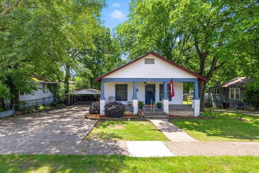 Charming 1939 Bungalow in the beautiful Downtown Benton. Step into this beautifully remodeled home filled with vintage charm and modern convenience. This home offers 3 spacious bedrooms, 1 bath, sunroom and all the character you can fit! A large back deck opens to a terrific back yard. The fully encapsulated crawl space has dehumidifier, making it the perfect storage space/workshop. Walk to all your favorite downtown restaurants and shops! Agents please see remarks.