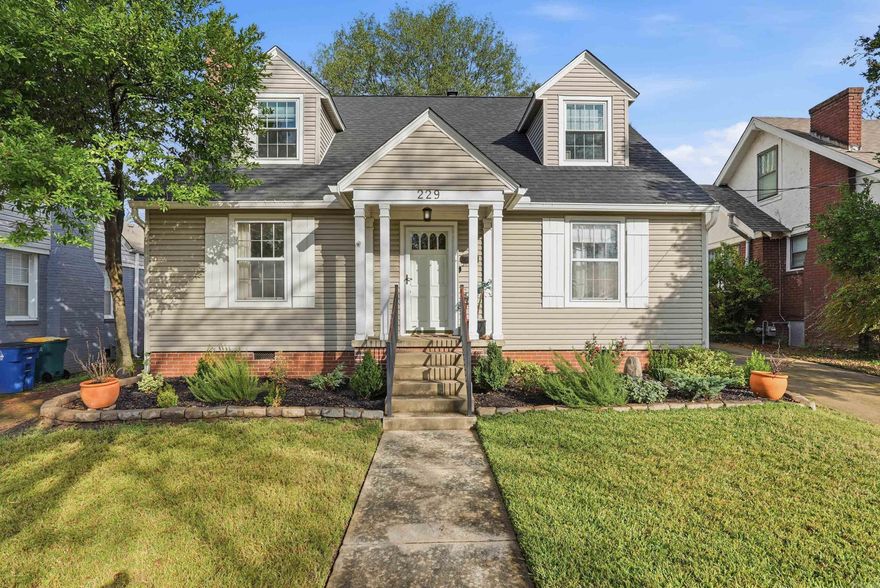 Welcome to 229 E B Avenue—perfectly Park Hill and set on a picturesque, tree-lined street just minutes from lakes, parks, dining, shops, and within Lakewood Elementary zoning. Natural light fills every room, glowing across real hardwood floors and highlighting the home’s timeless character. The large kitchen offers generous workspace, a cozy eat-in nook for slow mornings, and a designer dining room with beautiful French doors that elevate everyday gatherings.  The layout lives comfortably with a main-level primary bedroom and updated bath, plus two spacious upstairs bedrooms separated by an updated guest bath. At the rear, a bright sunroom/mudroom with charming case windows leads to a cute patio—perfect for morning coffee, unwinding after work, or a quiet evening grill.  A rare detached two-car garage with a fully floored attic provides exceptional storage and flexibility. The bespoke Samsung refrigerator stays.  Major updates offer peace of mind: Roof 2025, Water Heater 2024, HVAC 2020, Sewer Line 2019, Water Supply Line 2024.  229 E B Avenue blends character, comfort, and that unmistakable Park Hill feeling of home.