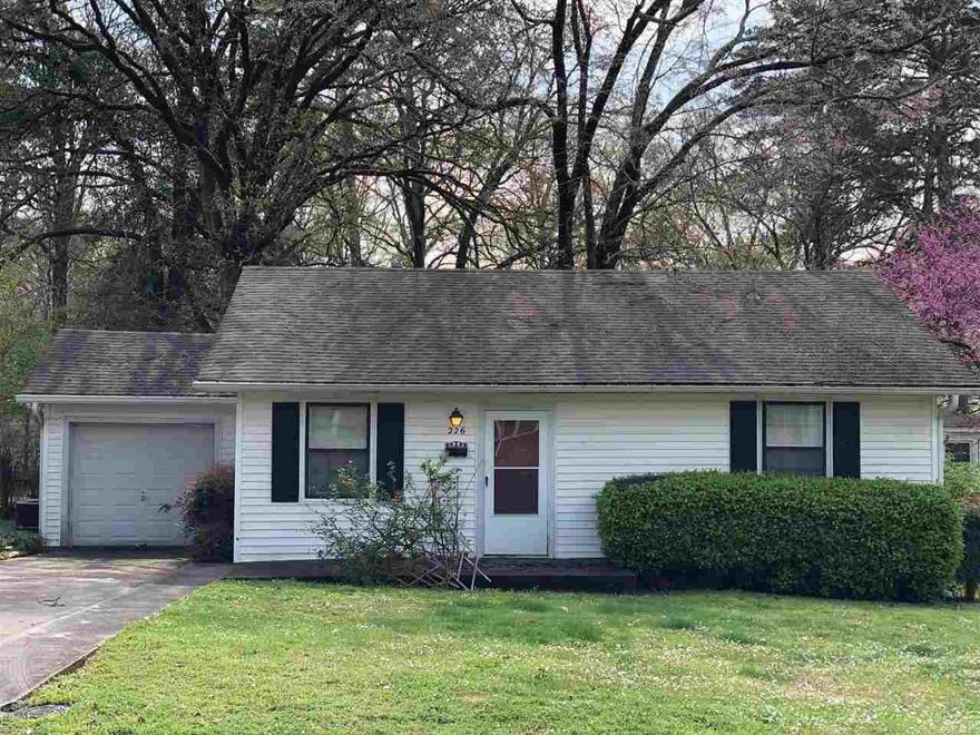 Cammack Village home for lease.  Great location at the corner of Englewood and Pine Valley.  Close to Baker Park, The Heights shopping and dining, and The Big Dam Bridge.  Jefferson Elementary school.  Close to UAMS. Two bedrooms and one bath plus an office. One car garage is used mostly for storage. Lawn care included.