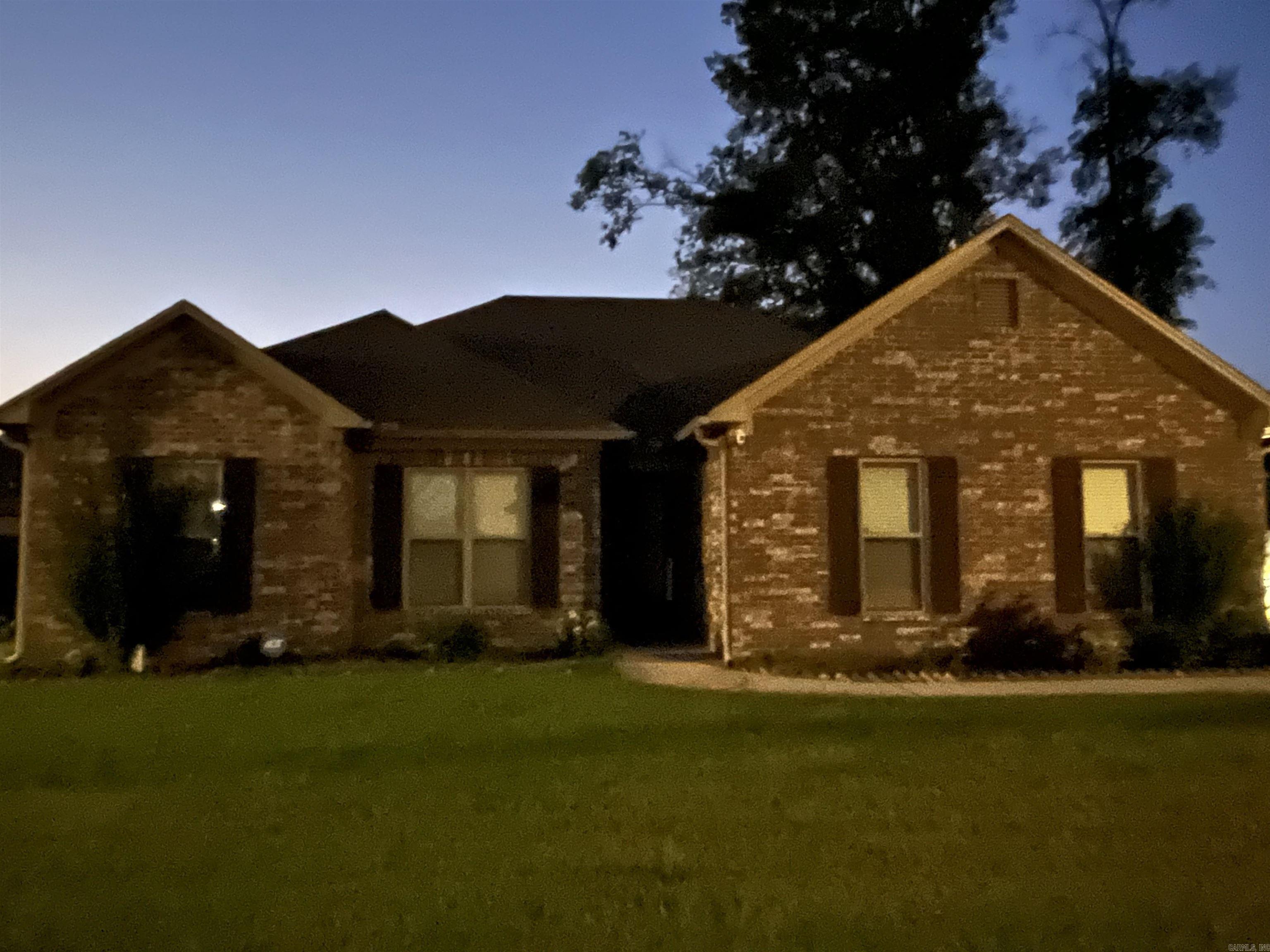 Lovely home with split floor plan. Great room is perfect for singles or families. LVP flooring throughout. Granite countertops in kitchen and bathrooms. Laundry room open to primary closet and hall for easy access. Walk in shower in primary bathroom. Covered patio in back for relaxing, grilling, or entertaining! Close to schools, shopping, restaurants and easy access to interstate. Swimming pool does not convey.