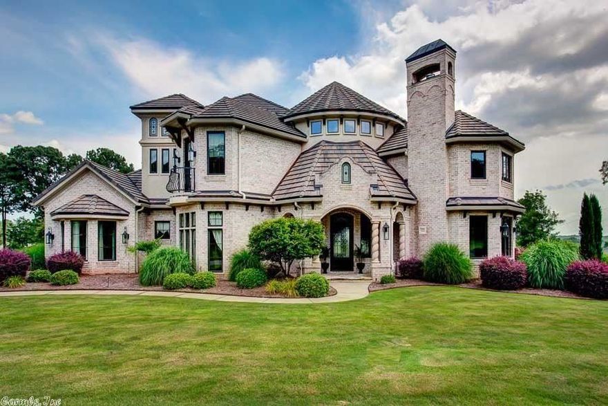 One of a kind 1.12 acre Mediterranean Italian Villa style estate located on #5 green of Centennial Valley Country Club. Grand entry rotunda, limestone FP in dramatic study, antiqued ash wood built-ins thru out, butler's pantry & hearth room w/wood ceiling in breakfast room. Wolf appliances, subzero frig, Hoshizaki ice machine in gourmet kitchen. MBR- vaulted, beamed & 2 art glass windows. Theater equipped w/kitchen. Outdoor living- pool, covered loggia & outdoor kitchen.  Pool table room, gallery, safe room