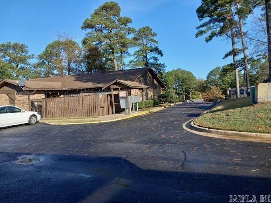 Beautifully improved and move-in ready. This 55 and over Condo complex is right in the heart of Hot Springs and just minutes from all the conveniences of town. All counter tops and kitchen movable island are quartz. New HVAC June 2023. In 2021 popcorn removed and entire interior was painted. Convection oven added. Both bedroom closets are cedar lined. New roof and gutters and car port covers.  Attractive Owner Financing available to qualified buyer. Ask for details. Condo fee includes water sewer trash .all ext maintenance. Pool. Mowing plus common area insurance.: All appliances convey. 7 days first right of refusal No short term rentals.