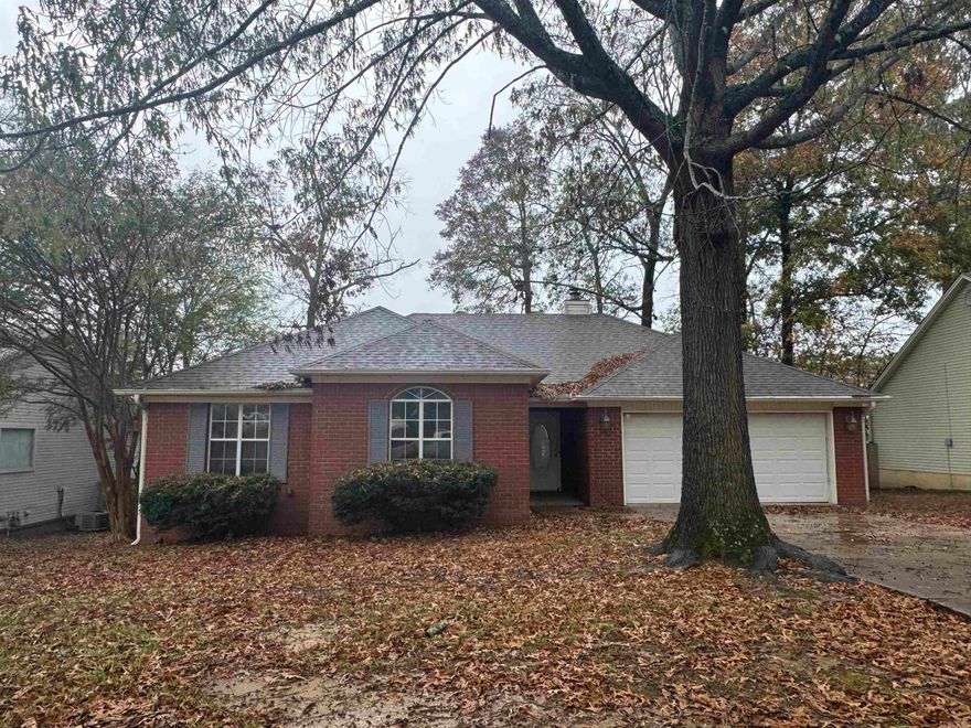 Nice updated one level 3 bed 2 bath, 2 car garage. NEW roof, paint, LVP flooring, wi-fi garage opener, SS appliances, granite in bathrooms. Ready to go. Fenced yard, large deck. See agent remarks.