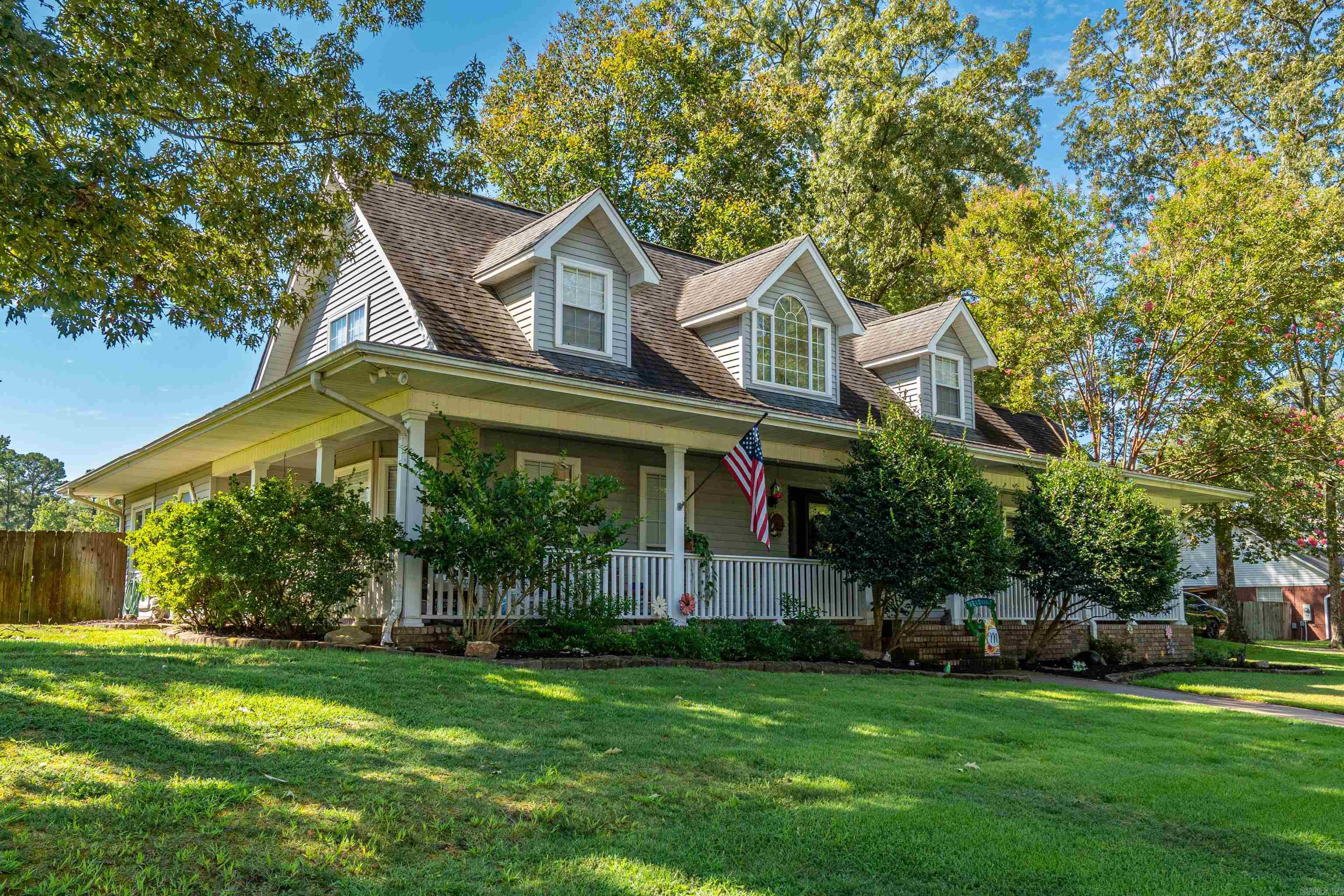 Step into timeless Southern charm at 106 Apple Blossom Driveāa property that blends warmth, comfort, and thoughtful details at every turn. Surrounded by mature shade trees and meticulous landscaping, the inviting wraparound porch sets the stage for slow mornings with coffee or relaxed evenings with friends. Generator hook-up Underground sprinkler system Work room in garage Inside, the primary suite offers more than just a bedroomāit includes a versatile flex space perfect for a cozy nursery, an office, or your own private retreat. The formal dining room brings elegance to dinners and celebrations, while the kitchen shines with granite countertops, abundant cabinetry, and a generous walk-in pantry that makes storage effortless. Upstairs, two bedrooms, a full bath, and a spacious bonus room provide endless possibilitiesāwhether youāre hosting guests, creating a game room, or carving out space for hobbies. The backyard is designed for both fun and relaxation, with a fenced lawn for play, a wide deck made for entertaining, and sweeping views from the front of the property. To top it off, the included extra lot provides room to expand or simply more space to enjoy the outdoors.