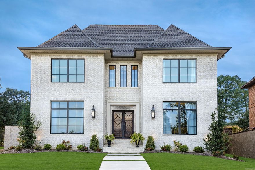 Tucked inside the prestigious gated golf course community of Hallen Court in Chenal Valley, this stunning home offers the perfect blend of luxury, comfort, and personality all backing up to manicured green space. Featuring 5 bedrooms, 4.5 bathrooms, a dedicated office, and a formal dining room, this home was designed with both everyday living and entertaining in mind. The vaulted kitchen and living area create a grand yet inviting space, complete with a beautiful fireplace and an abundance of windows that flood the home with natural light while showcasing the private backyard oasis. The chef’s kitchen is a true centerpiece, boasting elegant quartzite stone countertops, ample workspace, and seamless flow to the covered patio — perfect for outdoor dining or relaxing poolside. Step outside to enjoy your own private retreat overlooking the sparkling pool, and covered patio ideal for hosting or unwinding in peace. Upstairs, you’ll find uniquely designed bedrooms. A spacious home theater provides the ultimate entertainment experience for movie nights, game days, and gatherings. Schedule a tour today!