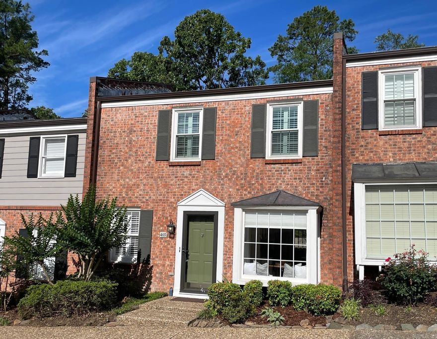 Lovely 2 bedroom, 2 1/2 bath Andover Condo.  The updated kitchen has gorgeous granite, a glass tile backsplash, under cabinet lighting, new cabinets and gourmet sink.  The combo living/dining area has a fireplace, hardwood floors and looks onto a large back patio.  Upstairs are 2 spacious bedrooms with attached baths and ample closet space.  Windows upstairs have been replaced and have custom plantation shutters.  The water heater was replaced in 2024.  Walls have been freshly painted throughout.  This unit has 2 assigned parking spaces directly in front and is located across from the Clubhouse.  Make your appointment today to see this move in ready beauty!