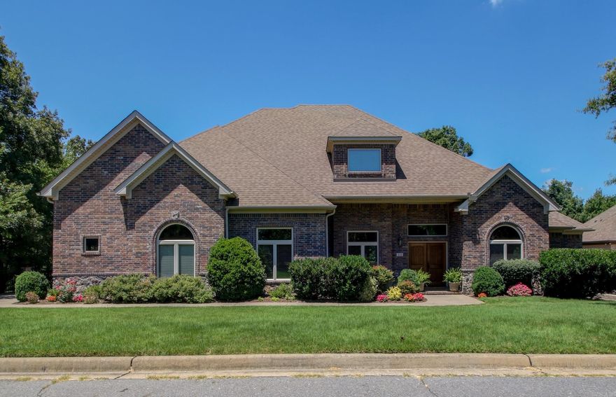Beautifully built custom home!  Mainly one-level living with a fabulous Media/Bonus Room upstairs.  Each bedroom has it's own private bath.  Primary suite is separate and has a beautiful bath and expansive closet.  Stained Alder Cabinetry and solid granite counters.  Spacious Great Room and breakfast areas.  Backs to green belt space.  Wonderful area amenities.