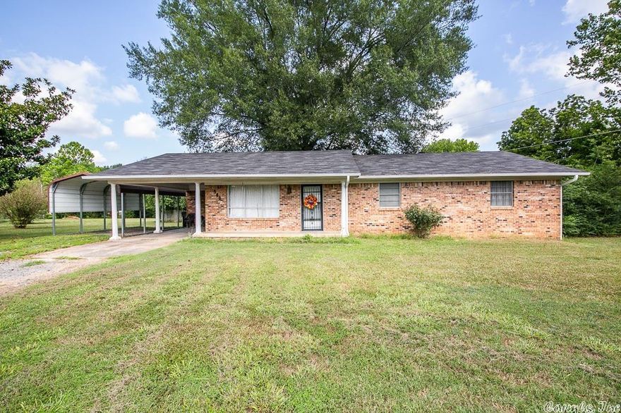 NEW ROOF and NEW HVAC!!  This adorable 3 Bedroom 3 bathroom home sits on .75 acre giving you the feel of country living while still in town. This home has lots of space with an extra living room that could be used as a 3rd bedroom or bonus room. Also, there is a huge room on back that is great for entertaining or bonus room for kids. Beautiful landscaping with mature trees and an outside storage building for garden tools. New HVAC system installed October 2022.  New Roof installed May 2023.  Call today for your personal tour!  Agents see remarks.