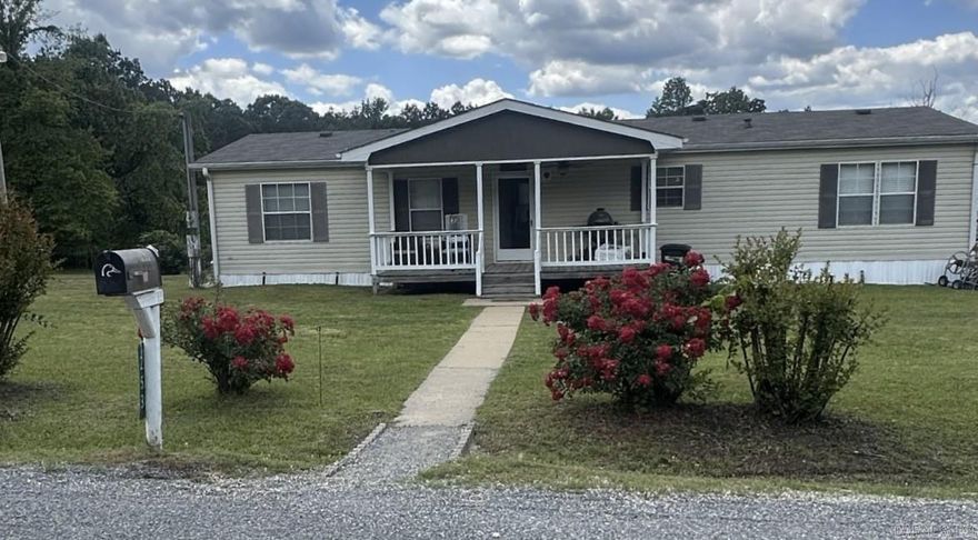 Take a look at this stunning home sitting on almost 4 acres of land! This home includes 3BR/BA, with a fenced in yard. You don't want to miss out!