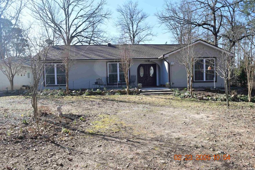 Spacious 3-bedroom, 2.5-bath home situated on approximately 2.15± acres offering a mix of wooded and cleared land. The property includes a private pond, a mini outbuilding for storage or projects, and no known restrictions. Inside, you’ll find a sunroom that provides additional living space along with a back deck for enjoying the outdoor setting. The land offers flexibility for a variety of uses while maintaining privacy and open space. A great opportunity for buyers looking for room to spread out with both indoor and outdoor features. Agent related to seller.