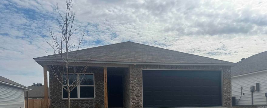 Come explore the new Chadwick plan! The 4th bedroom is set to the front of the home, which makes it perfect as a bedroom, office, craft room, and more!   Thoughtful upgrades included in this home: 60" fiberglass standup shower (no enclosure) in Master Bath, plumbing faucet upgrade 2, 8" deep Kitchen sink, 8" deep Kitchen sink, pull out Kitchen faucet, HVAC rigid duct upgrade, 16" level 2 laminate bar top in Kitchen, level 2 laminate countertops, Luxury Vinyl Plank flooring in wet areas and Living Room and adjacent hallways, add additional Bedroom (convert Study) per municipal requirements, raised ceilings in Living Areas per municipal requirements, fiberglass exterior doors, Cheyenne style doors, baseboards level 2, 25in wide attic stairs, LED disk lights in Kitchen, LED disk light over Master Shower, level 1 ceiling fan in Family Room, full sod, stainless steel appliance package.     THIS HOME IS SCHEDULED TO BE COMPLETE IN LATE FEBRUARY 2025.