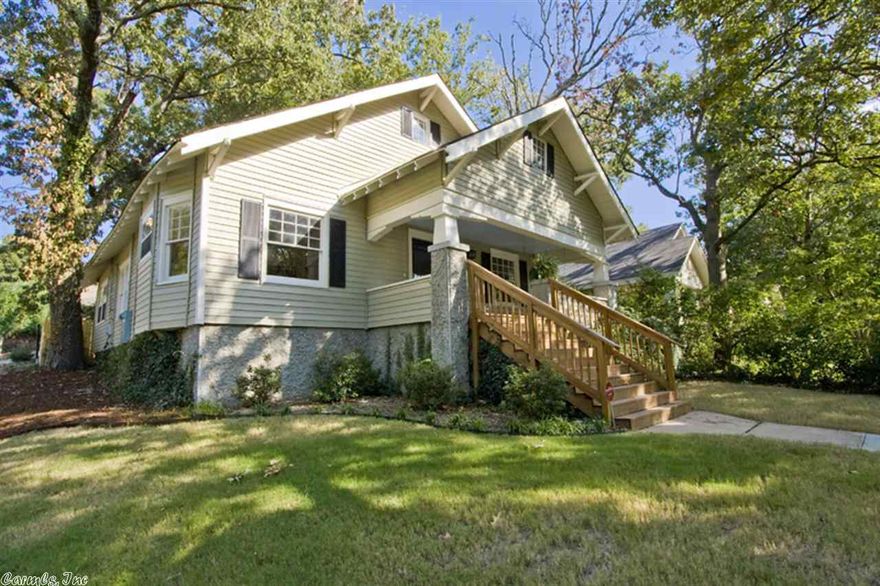 Spacious, renovated Hillcrest home with great architectural details.  Incredible main level master suite with marble double vanity, glass shower, soaking tub.  Large kitchen with granite countertops, stainless steel appliances.  Very open living / dining space great for entertaining.  Large 4th bedroom or Den upstairs.  Over-sized laundry for hobby room or home office.  Lots of closet and storage space throughout.  Privacy fenced backyard with brick patio.  Double parking pad / driveway.