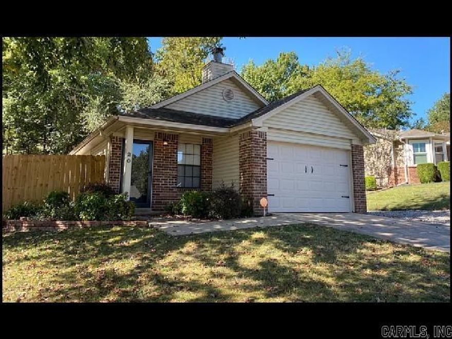 *WEST LITTLE ROCK* BEAUTIFUL HOME IN THE POINT WEST SUBDIVISION!! This 3 Bedroom And 2 Bath Home Features 1200 Square Feet Of Living Space! Electric Range, Refrigerator, And Dishwasher Provided In Kitchen With Eat-In Dining Area! Washer And Dryer Included For Convenience! 1 Car Garage For Parking! PET FRIENDLY!! AVAILABLE MID APRIL 2026!!!