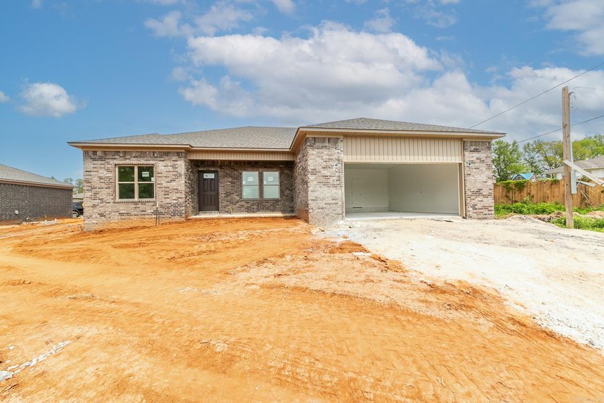 Don't miss the opportunity to own a new construction property on half an acre in the middle of Beebe. 3 bedrooms and 2 bathrooms with a covered patio over looking the massive backyard. The property has a formal dining room/office space, walk in pantry, and spacious bedrooms. Act now and you can possible pick your favorite finishes.