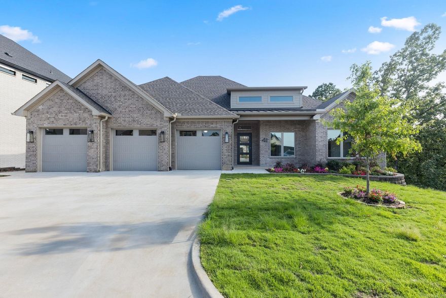 Fabulous New Construction built by Dillon Homes just completed: This 4 BR 41/2BA feature large open concept chef's kitchen and pantry, double wide frig/freezer included, 48" gas range, double oven, wet bar with ice maker and drink cooler. Lots of built ins and extra storage, a wonderful master suite. Rear tiled porch with fireplace and built in gas grill, office, 3 car garage with stairs leading to storage, electric car charger, pella windows and doors. This cul-de-sac lot has a private green space to the rear, plus fenced in yard, upgraded landscaping, alarm & prewired for audio. A must see!