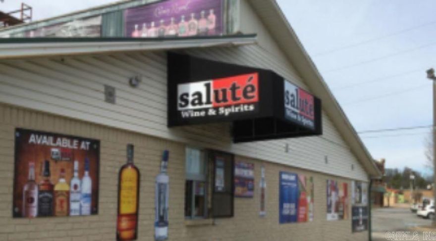 Great Liquor store with drive through.