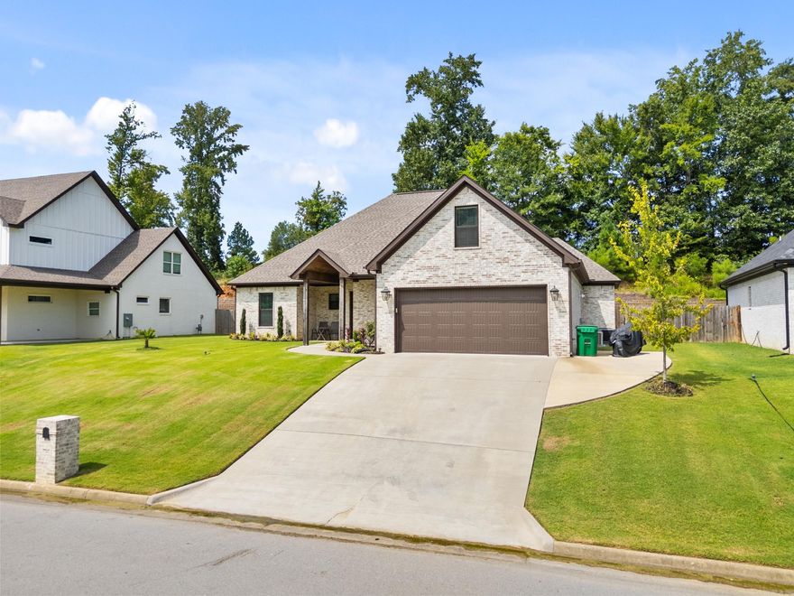 Located in the sought -after Hurricane Lake Estates, this stunning 4 bedroom home with 2.5 baths. (Jack n Jill)offers the perfect blend of comfort, style, and convienence. Built in 2021 it sits on .27 -acre lot. Inside3 the open concept is designed for entertaining and everyday living! The spacious living room has a cozy fireplace, while the chef's kitchen flows into the dining area. The huge walk-in pantry is a great place to store all your counter appliances etc. The large outdoor covered patio is just as inviting with an outddoor fireplace and is plumbed for an outdoor kitchen. There is a nice bonus room with air upstairs. One of the bedrooms down can also be used as an office overlooking the front. Lots of space and storage in this home.  Lots of ammenties for the residents of Hurricane Lake Estates.