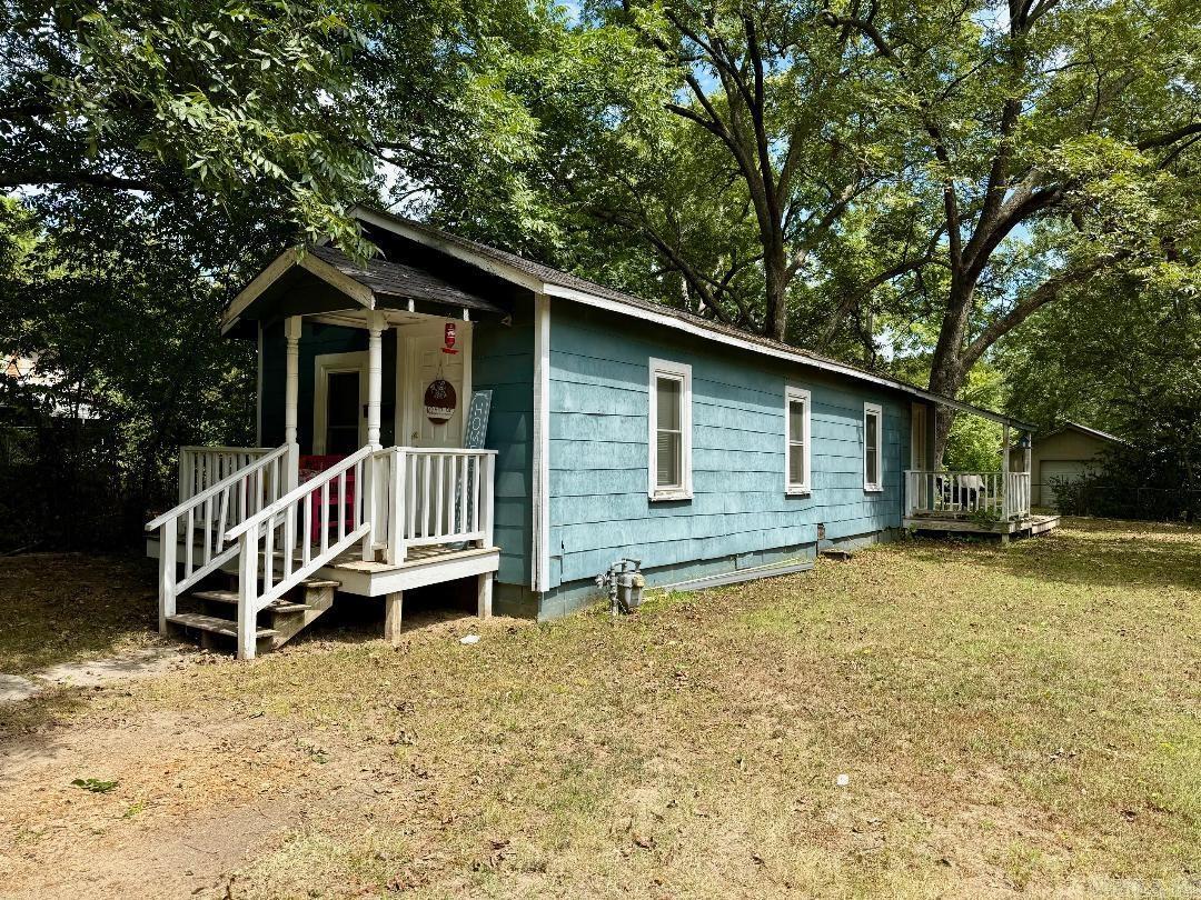 Investor Alert! Affordable Opportunity with Expansion Potential! This property features a charming 1-bedroom, 1-bath shotgun-style home (116 Bailey) that’s move-in ready and perfect for immediate rental income. Recently updated with new flooring, windows, fixtures, and more, the home blends historic character with modern comfort. The property is zoned for multi-family use and offers a large cleared corner lot (1500 E Levesque) with plenty of space to expand—whether by adding a duplex, mobile homes, or tiny houses for additional rental revenue. With its affordable price point and versatile potential, this is a rare investment opportunity you don’t want to miss!