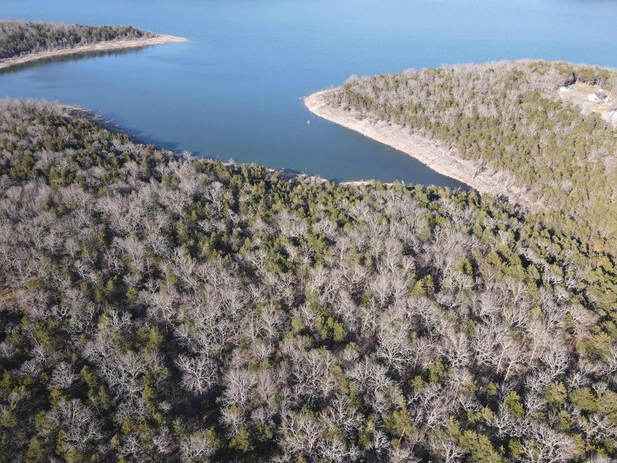 Tracts like this don’t come along too often, and this one is sure special. Located a short walk from Bull Shoals Lake's water edge and bordering the Corp of Engineers for approximately 700’, this property is ideal for the vacation getaway, recreational lake lover, serious fishermen, or even the investor. One of the great attributes of this tract is the gentle topography that sports less than 50’ in elevation loss/gain on the entire piece. This provides endless opportunities for usage of every acre. Large hardwood timber, comprised mainly of Post Oak, is sprinkled throughout and provides shade and beauty. The thick cover of cedar trees spread through the land provides cover for wildlife and also additional privacy and seclusion. A small wet-weather spring trickles through the rocks and trees across the landscape. The property is blanketed on two sides by a private gravel road for minimal traffic and disturbance but excellent access for virtually any vehicle. The property is located less than 800’ from the water's edge and is a very gentle walk across stunning Corp of Engineers land to access it. The famous waters of Bull Shoals Lake provide world-class fishing for largemouth bass.