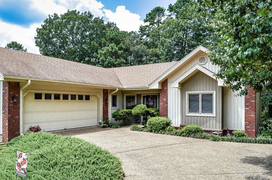 Welcome to 10 Meseta Lane, a well-maintained and inviting home in the heart of Hot Springs Village. This 1,600 sq ft property offers a smart, open layout with comfortable living spaces and plenty of natural light. The kitchen features ample cabinet space and a convenient dining area, perfect for everyday living or entertaining. Enjoy a spacious primary suite with a private bath and walk-in closet. Two additional bedrooms offer flexibility for guests, a home office, or hobbies. Step outside to a peaceful backyard with room to relax, garden, or simply enjoy the natural beauty of the Village. Located on a quiet street near Lake DeSoto and the West Gate, this home offers both convenience and privacy. New roof in 2018. Updated primary bathroom in 2018. Partial new decking in 2025. New siding in 2020. All Pella windows. Don't miss your chance to own a solid, move-in-ready home in one of Arkansas’s premier gated communities. One time $2,000 buy-in for first time HSV buyers. Agents please see agent remarks for additional details.