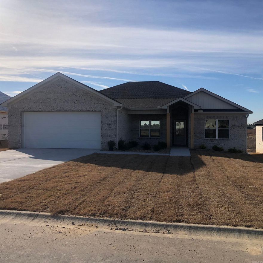 New construction. Spacious home with large picture windows in great room and dining room. Energy effiicient windows and foam insulation. All brick exterior!