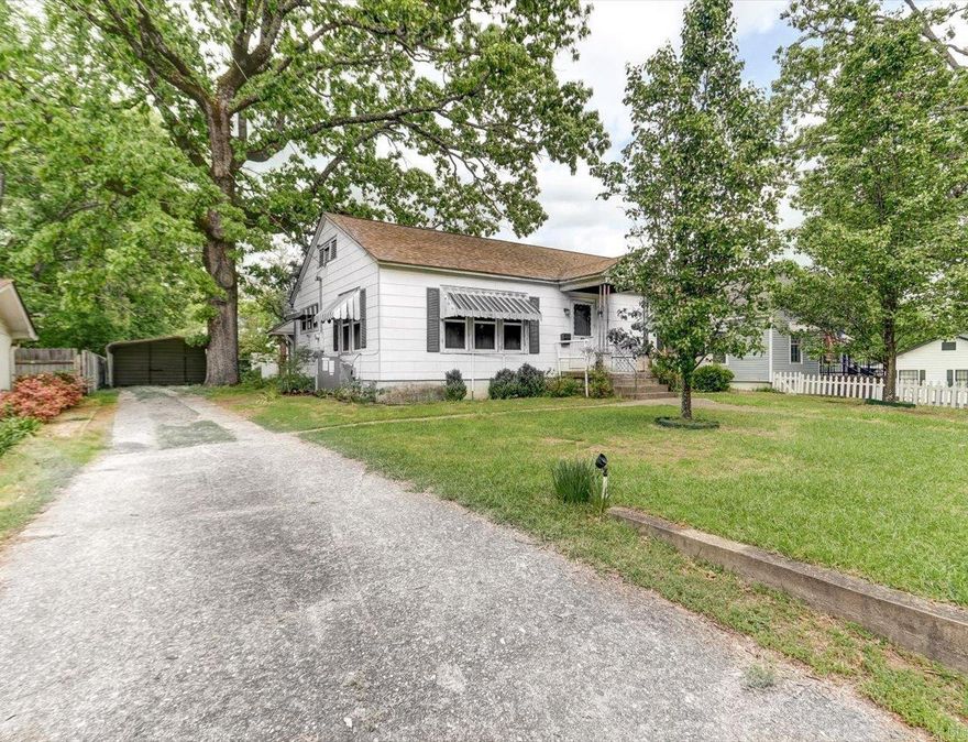 Just two blocks from Oaklawn Racing Casino Resort, this 3-bedroom, 1-bath home has solid potential for renovation or rental use. With original hardwood floors and a classic layout, this property offers the perfect opportunity to restore its character or create something entirely your own.  A spacious bonus room or enclosed sunroom at the back of the home provides flexible space for a second living area, office, or creative retreat.  Situated on an oversized lot, there’s plenty of room to expand, garden, or design an outdoor space to match your lifestyle.  Whether you’re looking to renovate and make it your own or bring new life to a home with great bones, this property offers a unique opportunity in a highly convenient Hot Springs location.