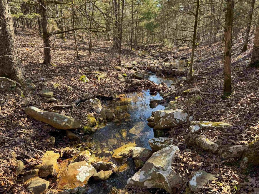 Wooded acreage in the Quitman school district with an easy drive to Greenbrier or Conway. Rural property with power, water, and high-speed internet running along the road. A beautiful creek runs along this tract. Evergreens near the front of the property open up into bigger deciduous/evergreen mix near the back. Lots of wildlife and great location. Notated as "Tract 2" on survey. Other tracts available. No mobile homes. Minimum home square footage is 1,100. Tract cannot be further subdivided. More adjoining tracts can be purchased if available. Agents see remarks and attached deed restrictions.