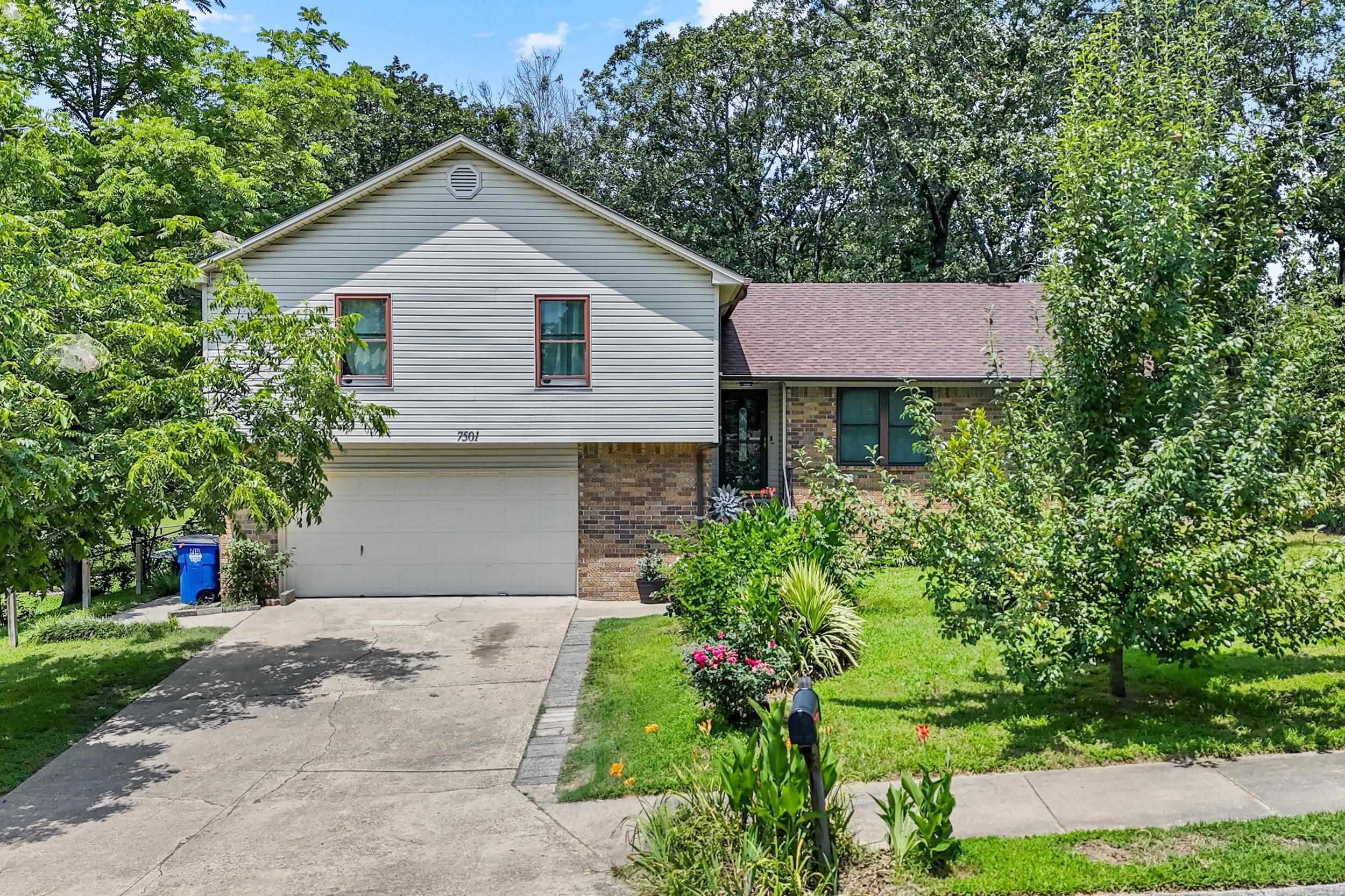 Welcome to this beautifully updated split-level home in the heart of Indian Hills! Featuring a new roof (2022), new gutters (2021), and a brand-new 12x30 deck with a covered gazebo that conveys, this home is move-in ready inside and out. The kitchen and both bathrooms have been FULLY REMODELED, and the layout offers both a cozy den and spacious living room with a half bath convenient for guests. LVP flooring throughout and gorgeous tile in the kitchen and bathrooms. This home boasts an expansive Master suite. The garage is heated and cooled, offering flexible space for hobbies, workouts, or projects. Sitting on a huge lot for the area, youāll love the extra parking pad, perfect for trailers, boats, or additional vehicles with a wide gate to the backyard for even more potential. Out back- two sheds, including one with electricity, offer tons of storage. Ideal locationāconvenient to both NLR and Sherwood with quick freeway access! On the property youāll find a pear and apple tree and tons of space for more! Currently the formal living room is being used as an extra bedroom- that room has French doors on both sides offering flexibility to fit your needs or to be a large living area.