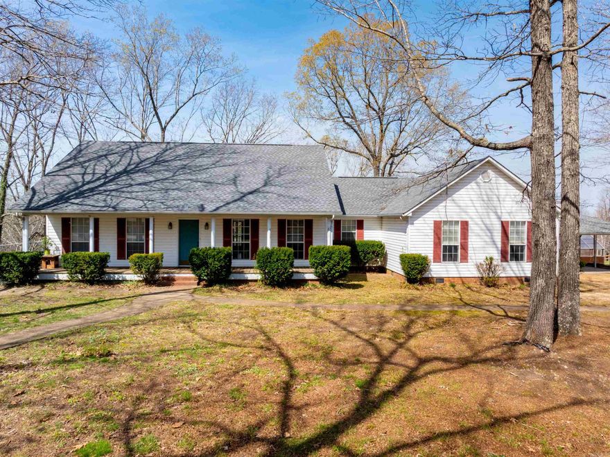 HOME GROWN HAPPINESS STARTS HERE!  Located in the highly sought-after Ridgeview Acres neighborhood of Mountain View, this well-maintained home offers privacy in a quiet subdivision. The property is just minutes from outdoor recreation on the famous White River, dining at Angler's Restaurant, and outdoor recreation in the Sylamore District of the Ozark National Forest.  The home features 3 bedrooms and 2.5 bathrooms with a split floor plan. The walkout basement offers ample storage space and features a built-in storm shelter for enhanced safety. The home has been thoughtfully maintained, featuring new shingles installed in 2024 with a transferable 30-year warranty, as well as a new central heating and air system added in 2023—complete with a transferable annual HVAC service plan for ongoing maintenance. The property is equipped for reliability with a whole-home generator connected to a 250-gallon propane tank.   Outside, you’ll find a fenced-in backyard, a shop, and an impressive greenhouse and garden setup. The 12x16 insulated greenhouse is thoughtfully equipped with sliding windows, electricity, and a thermostat-controlled propane heater, making it ideal for year-round use.