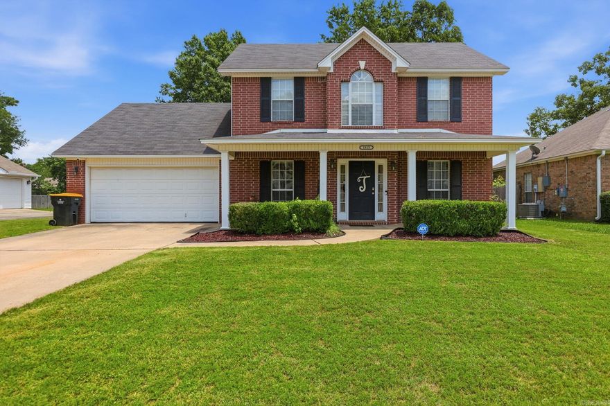 Step into comfort, space, and style at this beautiful two-story home located in the highly desirable Pleasant Pointe community of Bryant. Featuring 4 spacious bedrooms, 2.5 bathrooms, an office and a thoughtfully designed floor plan, this home offers the perfect blend of functionality and charm for modern living. The inviting interior provides ample space for both everyday life and entertaining, while the generous bedrooms offer comfort and privacy for the entire family. Step outside and fall in love with the screened-in back patio, creating the perfect space to enjoy your morning coffee, host gatherings, or unwind in the evenings without worrying about the elements. NEW HVAC! Generator. Need extra space for hobbies, storage, or a workshop? You'll appreciate the detached storage building complete with electricity, offering endless possibilities for projects, organization, or additional workspace. Conveniently located near shopping, dining, parks, and top-rated schools, this move-in-ready home combines comfort, convenience, and value in one exceptional package. Don't miss your opportunity to own this incredible Bryant home—schedule your private showing today before it's gone