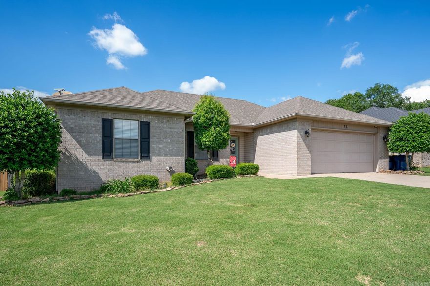 This stunning 4-bedroom, 2-bathroom gem offers over 1,600 square feet of beautifully maintained living space that blends comfort, charm, and convenience. Nestled on a generously sized 0.26-acre lot, this home is move-in ready with thoughtful updates throughout, from modern cabinet hardware to lush landscaping that makes a striking first impression.  The spacious two-car garage provides plenty of storage and function, while the fully fenced backyard is an entertainer’s paradise! Picture yourself hosting summer BBQs on the deck, roasting marshmallows around the beautiful brick fire-pit, and enjoying tranquil evenings under the stars.  Located just minutes from Cabot Middle School and Junior High South, and close to a community pond, this home offers the perfect balance of peaceful suburban living and everyday convenience.  Don’t miss your chance to own this beautifully updated, meticulously cared-for home – it’s more than a house, it’s your next chapter waiting to be written!  (See Agent Remarks)