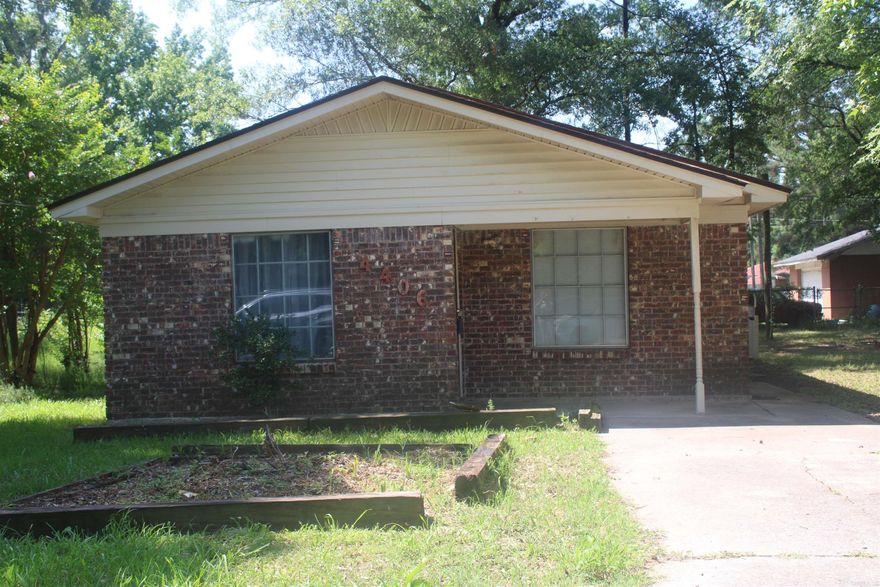This single-family home built in 1973, offering 1,056 square feet of living space on a 0.22-acre lot. The home has 3 bedroom and 1 bathroom, with brick exterior, gable roof, and slab foundation. Interior finishes include carpet and tile flooring, central heat and air conditioning. The lot measures 75x125 feet and includes a concrete driveway and paving. Property is being sold as is. Excellent Investment property.