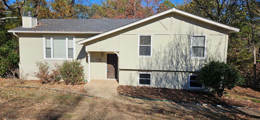 4 Bedroom 2.5 Bathroom Home for Rent in the West Little Rock area. This home features a 2nd living room with woodburning fireplace, fenced back yard, deck, 2 car garage, Stainless Appliances, and Granite Countertops. The kitchen is furnished with a stove, refrigerator, dishwasher, disposal, built in microwave. Also include is central heat and air, Dining area, hardwood floors in living room/kitchen/dining area, ceramic tile in bathrooms, Carpet in bedrooms, walk in closet, walk in shower, washer and dryer connections in utility room shared with half bath. The community features a pool and playground for the tenant's use.