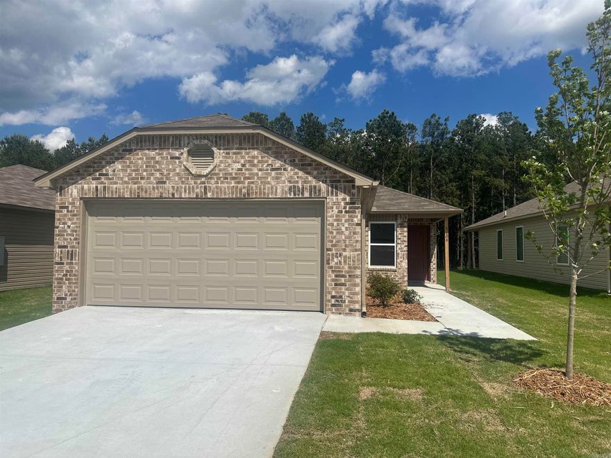 Explore the inviting Cooper plan, distinguished by its charming covered front entry and meticulously landscaped front yard that enhances its curb appeal. This home boasts an open floor plan, encompassing 3 bedrooms and 2 bathrooms, ideal for comfortable living. The spacious family room serves as a central gathering space, perfect for relaxation and entertainment. The dining area seamlessly integrates with a well-appointed kitchen, complete with energy-efficient appliances, generous counter space, and a spacious pantry, catering to the needs of every home chef. Discover more about this delightful home today and envision how it could complement your lifestyle!   **SEE SHOWING REMARKS & AGENT REMARKS FOR IMPORTANT INFORMATION**