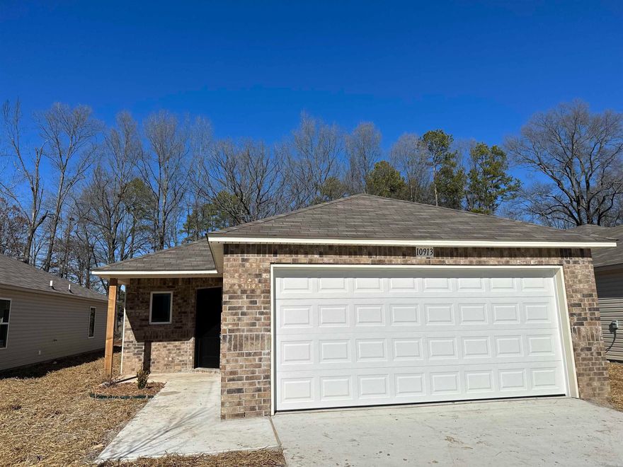 Ridgeland plan  Upgrades in this home: 3050 Low E window in Master Bedroom, plumbing faucet upgrade 2, door bell, 3 added fan pre-wire and brace, wall mounted TV pre-wire, HVAC rigid duct upgrade, refrigerator cabinet, laminate flush bar top in Kitchen, Luxury Vinyl Plank flooring in wet areas and Living Room and adjacent hallways, raised ceilings in Living Areas per municipal requirements, Cheyenne style interior doors, baseboards level 2, 25in. wide attic stair unit, LED disk lights in Kitchen and Living Room and Master Bedroom, full sod, microwave hood in Kitchen, smooth top range.