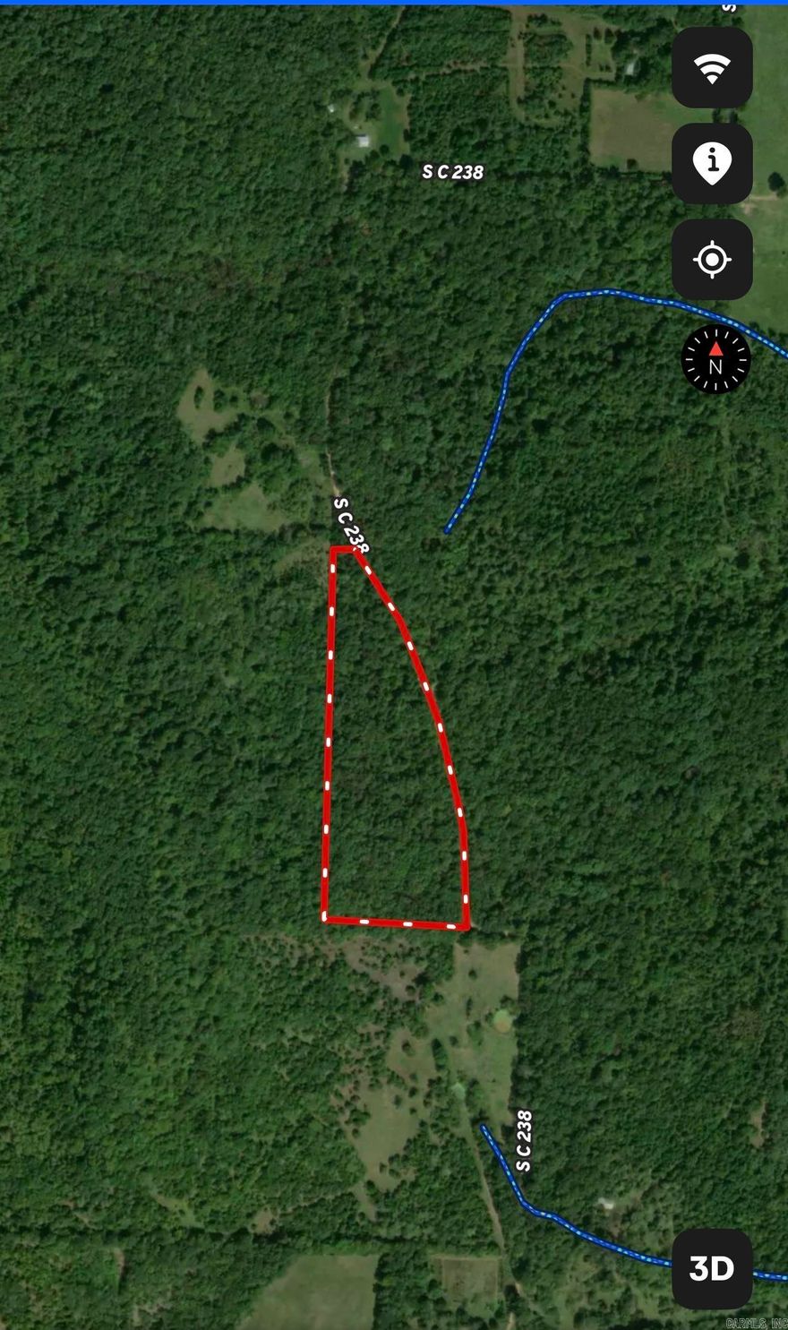 10.5 Acres +/- of recreational hunting land located outside Snowball, AR. The property has county road frontage with great investment potential.