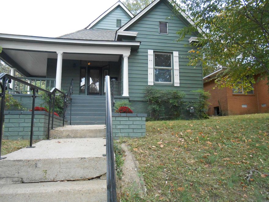 Discover this charming Gothic-style bungalow home in the heart of downtown!  3-bedroom two two-bath home that is totally refreshed and upgraded.  New: roof, sheetrock, fixtures, ductwork, water heater, HVAC, and new appliances. This beautifully restored 1940 home perfectly blends vintage. Thoughtfully renovated in 2025, this gem truly shines with timeless appeal and updated features throughout.  See agent remarks.