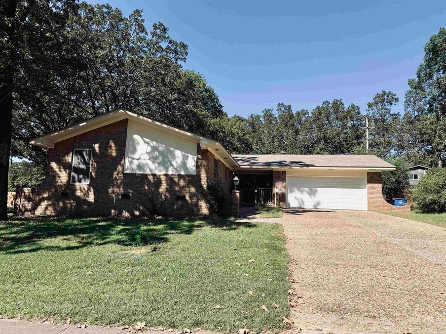 Nice one level 3 bed 2 bath on 1/2 acre lot in wonderful neighborhood! Big 2 car garage with extra storage area. Huge fenced back yard with screened in porch & storage shed for tools, mower, etc. New paint, LED lights & fans, LVP flooring, carpet in bedrooms. Has updated vinyl windows. Ventless gas logs in fireplace. Office off of living room, separate formal/dining room off of kitchen. Super convenient to everything in NLR. Join voluntary HOA for access to private fishing lakes, tennis, basketball, playground, swimming pool, clubhouse, pavilions (see lakewoodpoa.com). See Agent Remarks for offer submission & other info.