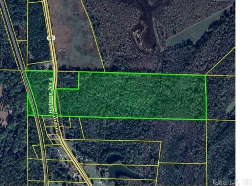 Great opportunity to own ~38 acres near downtown Little Rock.  Full of mature timber, mostly hardwood behind the pine, which you see from the Highway, and wildlife, own and use as recreation land or develop for housing.  Great access, this will not last long!