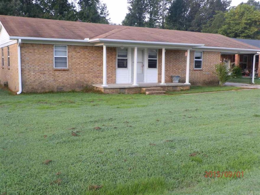 This house has an open living/dining/kitchen area. The separate laundry room is off the kitchen. Master bedroom has half bath. Flooring is laminate, carpet and tile. The large lot provides plenty of space for enjoying the outdoors. Minimum six month lease required. No pets. Not on HUD Section 8. Rental application required.