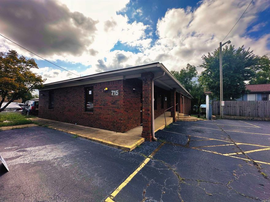 Up to 2800+ square feet of office space and flex space! This two story commercial  building has so many possibilities! 7 Office Spaces, Kitchen, 2 Half Baths, Lobby and Reception Area that could easily transition to another Office Space. The Lower Level has approximately 700 square feet of Flex Space for a Meeting Room, Conference Room, Storage, or Whatever you can think up!  If a Shared Workspace or Coworker Space is more of what you're looking for, we may be able to offer that as well! Price Negotiable for smaller spaces.